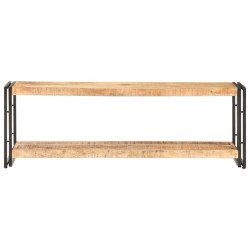 vidaXL Mueble para TV de madera maciza de mango rugosa 120x30x40 cm