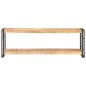 vidaXL Mueble para TV de madera maciza de mango rugosa 120x30x40 cm