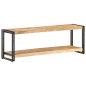 vidaXL Mueble para TV de madera maciza de mango rugosa 120x30x40 cm