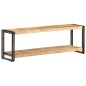 vidaXL Mueble para TV de madera maciza de mango rugosa 120x30x40 cm
