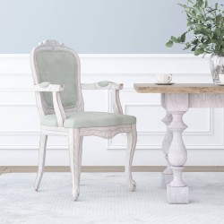 vidaXL Silla de comedor terciopelo gris claro 62x59,5x100,5 cm