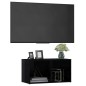vidaXL Mueble para TV madera contrachapada negro brillo 72x35x36,5 cm vidaXL Mueble para TV madera contrachapada negro brillo 72x35x36,5 cm