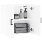 vidaXL Armario de pared madera de ingeniería blanco brillo 60x31x60 cm vidaXL Armario de pared madera de ingeniería blanco brillo 60x31x60 cm