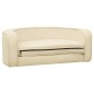vidaXL Sofá plegable para perros cojín lavable felpa crema 73x67x26 cm vidaXL Sofá plegable para perros cojín lavable felpa crema 73x67x26 cm