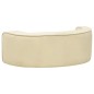 vidaXL Sofá plegable para perros cojín lavable felpa crema 73x67x26 cm vidaXL Sofá plegable para perros cojín lavable felpa crema 73x67x26 cm