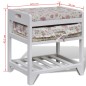 Banco con zapatero y cesta de almacenamiento de madera de Paulownia Banco con zapatero y cesta de almacenamiento de madera de Paulownia