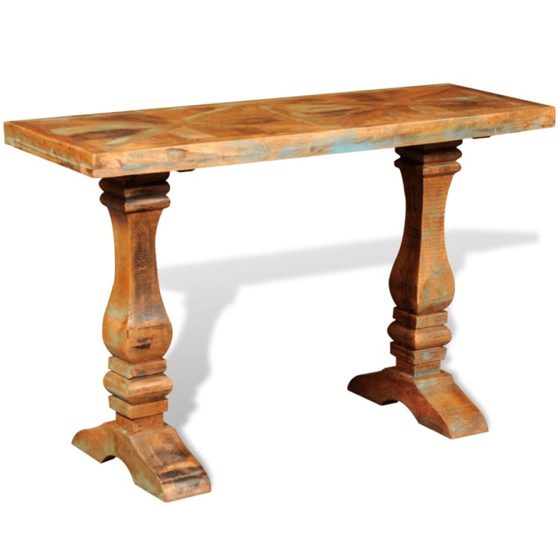 vidaXL Mesa consola de madera maciza reciclada vidaXL Mesa consola de madera maciza reciclada