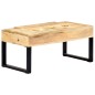 vidaXL Mesa de centro estilo cassette madera maciza mango vidaXL Mesa de centro estilo cassette madera maciza mango