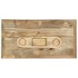 vidaXL Mesa de centro estilo cassette madera maciza mango vidaXL Mesa de centro estilo cassette madera maciza mango