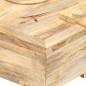 vidaXL Mesa de centro estilo cassette madera maciza mango vidaXL Mesa de centro estilo cassette madera maciza mango