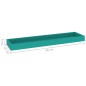 vidaXL Estantes de pared Loggia 4 uds azul MDF 60x15x4 cm vidaXL Estantes de pared Loggia 4 uds azul MDF 60x15x4 cm