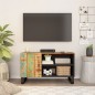 vidaXL Mueble de TV madera reciclada y madera contrachapada 80x33x46cm vidaXL Mueble de TV madera reciclada y madera contrachapada 80x33x46cm