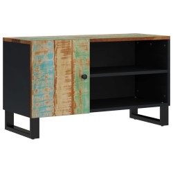 vidaXL Mueble de TV madera reciclada y madera contrachapada 80x33x46cm