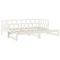 vidaXL Sofá cama extraíble madera maciza de pino blanco 2x(80x200) cm vidaXL Sofá cama extraíble madera maciza de pino blanco 2x(80x200) cm