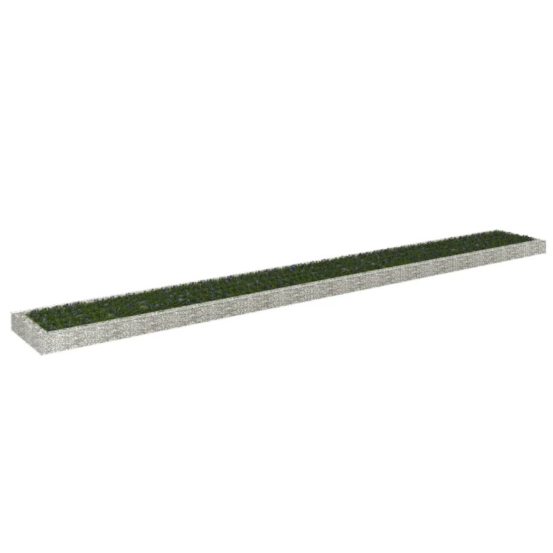 vidaXL Arriate de gaviones de acero galvanizado 800x100x20 cm vidaXL Arriate de gaviones de acero galvanizado 800x100x20 cm