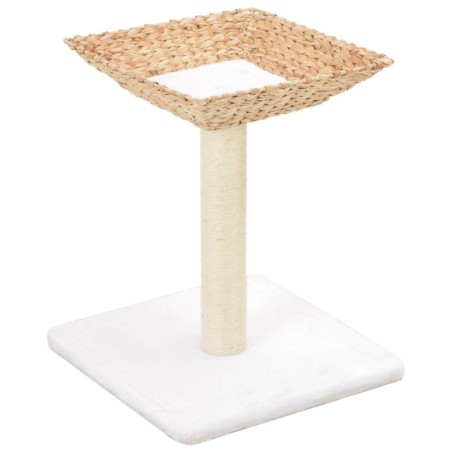 vidaXL Rascador para gatos de hierba marina con poste de sisal 