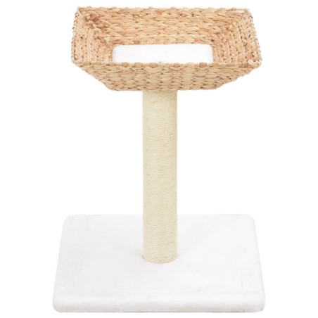 vidaXL Rascador para gatos de hierba marina con poste de sisal 