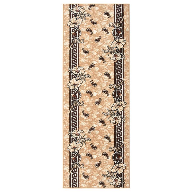 vidaXL Alfombra de pasillo BCF beige 80x200 cm