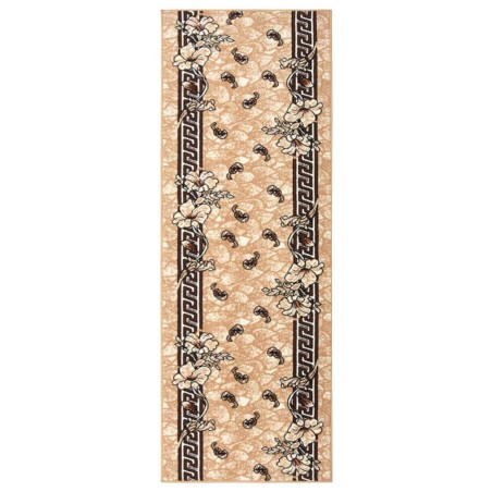 vidaXL Alfombra de pasillo BCF beige 80x200 cm