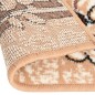 vidaXL Alfombra de pasillo BCF beige 80x200 cm