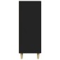 vidaXL Aparador de madera de ingeniería negro 69,5x34x90 cm vidaXL Aparador de madera de ingeniería negro 69,5x34x90 cm