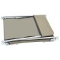vidaXL Tumbonas plegables 2 unidades acero y tela gris topo vidaXL Tumbonas plegables 2 unidades acero y tela gris topo