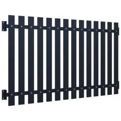 vidaXL Panel de valla acero recubrimiento polvo antracita 170,5x100 cm