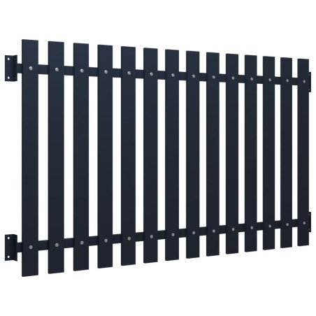 vidaXL Panel de valla acero recubrimiento polvo antracita 170,5x100 cm