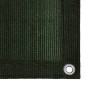 vidaXL Alfombra para tienda de campaña verde oscuro 250x250 cm
