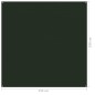 vidaXL Alfombra para tienda de campaña verde oscuro 250x250 cm