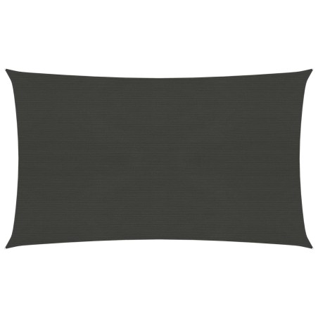 vidaXL Toldo de vela gris antracita HDPE 160 g/m² 3x6 m