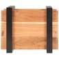 vidaXL Mesita de noche de madera maciza de acacia 50x40x40 cm