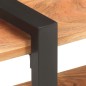 vidaXL Mesita de noche de madera maciza de acacia 50x40x40 cm