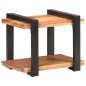 vidaXL Mesita de noche de madera maciza de acacia 50x40x40 cm