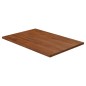 vidaXL Encimera baño madera maciza tratada marrón oscuro 60x40x1,5 cm vidaXL Encimera baño madera maciza tratada marrón oscuro 60x40x1,5 cm