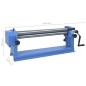 vidaXL Curvadora de acero 640 mm vidaXL Curvadora de acero 640 mm