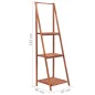 vidaXL Soporte para plantas de madera de cedro 45x40x145 cm vidaXL Soporte para plantas de madera de cedro 45x40x145 cm
