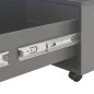 vidaXL Mesa de centro gris brillo 120x60x35 cm vidaXL Mesa de centro gris brillo 120x60x35 cm