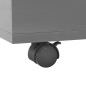 vidaXL Mesa de centro gris brillo 120x60x35 cm vidaXL Mesa de centro gris brillo 120x60x35 cm