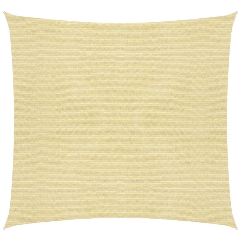 vidaXL Toldo de vela HDPE beige 160 g/m² 4x4 m vidaXL Toldo de vela HDPE beige 160 g/m² 4x4 m
