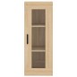 vidaXL Aparador de madera contrachapada roble Sonoma 34,5x34x180 cm vidaXL Aparador de madera contrachapada roble Sonoma 34,5x34x180 cm
