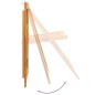 vidaXL Sillas de jardín plegables 4 uds madera maciza de acacia vidaXL Sillas de jardín plegables 4 uds madera maciza de acacia
