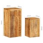 vidaXL Soportes para plantas 2 unidades madera maciza de mango vidaXL Soportes para plantas 2 unidades madera maciza de mango