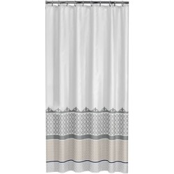Sealskin cortina de ducha 180 cm modelo Marrakech 235281318 (Plateada)