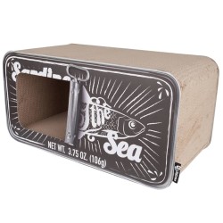 DISTRICT70 Rascador/Cueva para gatos SARDINE negro