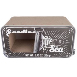 DISTRICT70 Rascador/Cueva para gatos SARDINE negro