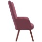 vidaXL Sillón de relax de terciopelo rosa vidaXL Sillón de relax de terciopelo rosa