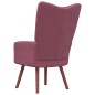 vidaXL Sillón de relax de terciopelo rosa vidaXL Sillón de relax de terciopelo rosa