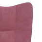 vidaXL Sillón de relax de terciopelo rosa vidaXL Sillón de relax de terciopelo rosa