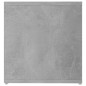 vidaXL Mueble de TV madera contrachapada gris hormigón 142,5x35x36,5cm
